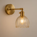 Lampada da Parete Retro con Ombra in Vetro a Tulipano | Stile Vintage