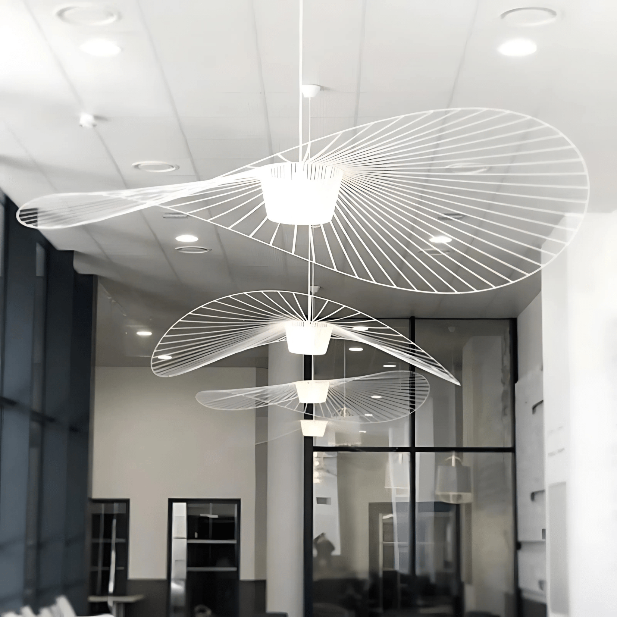 Eloura | Lampada a sospensione Scultorea a Forma di Onda con Luce Ambientale Morbida