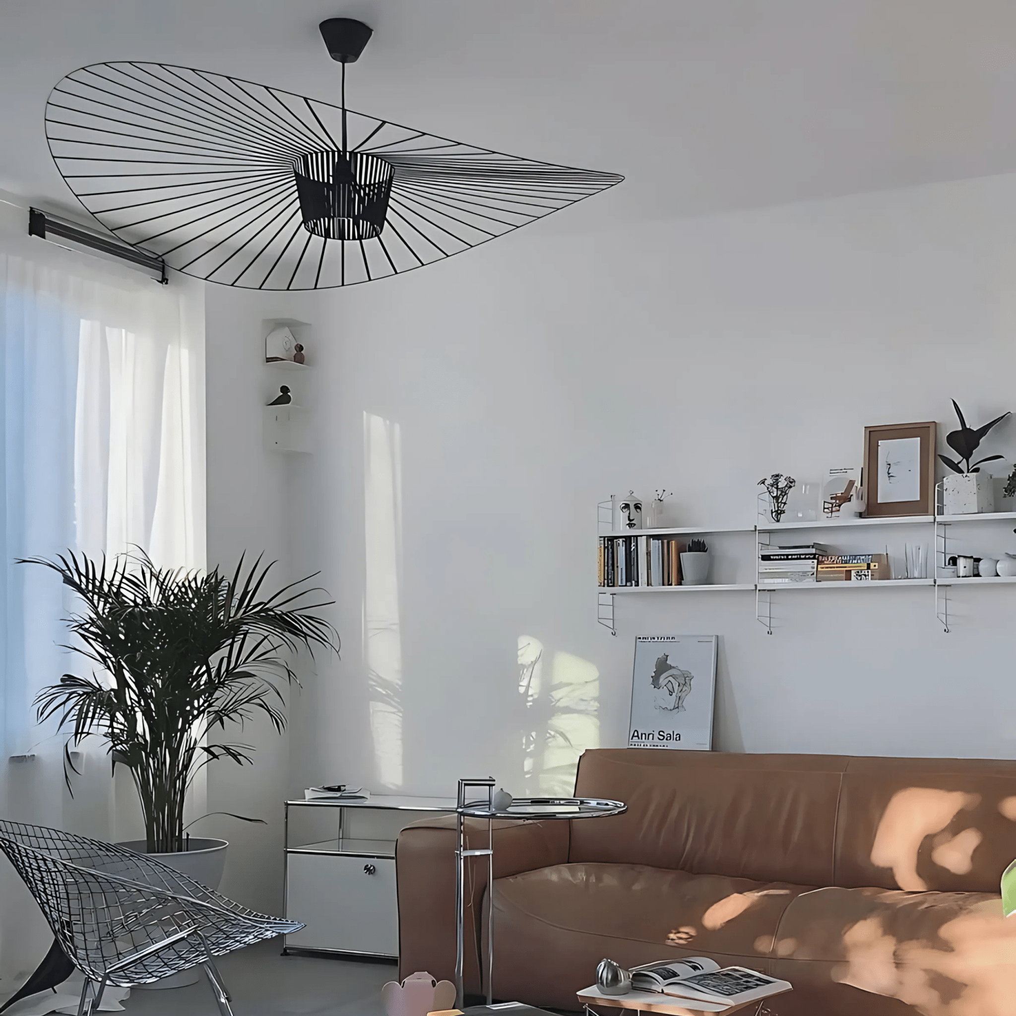 Eloura | Lampada a sospensione Scultorea a Forma di Onda con Luce Ambientale Morbida