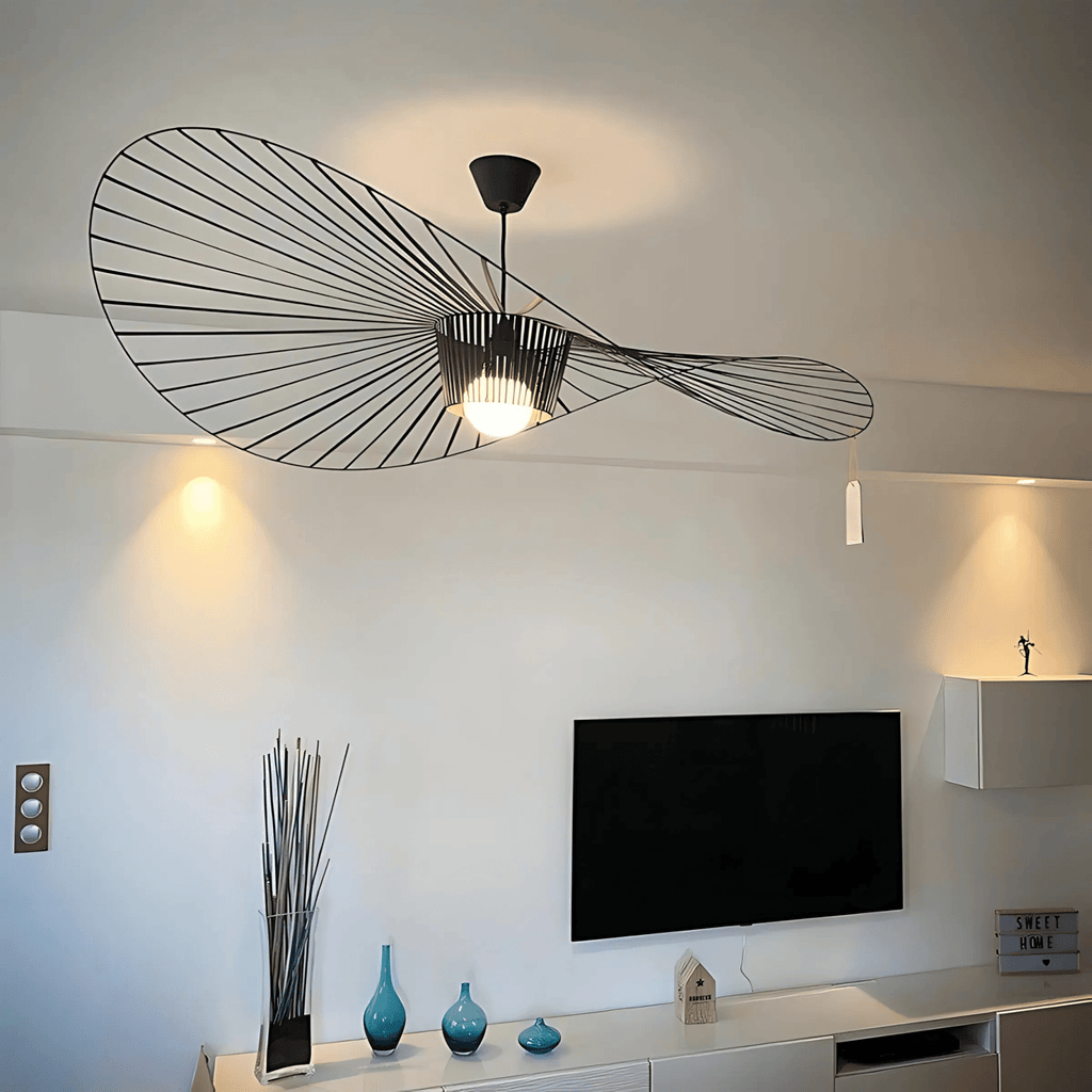 Eloura | Lampada a sospensione Scultorea a Forma di Onda con Luce Ambientale Morbida