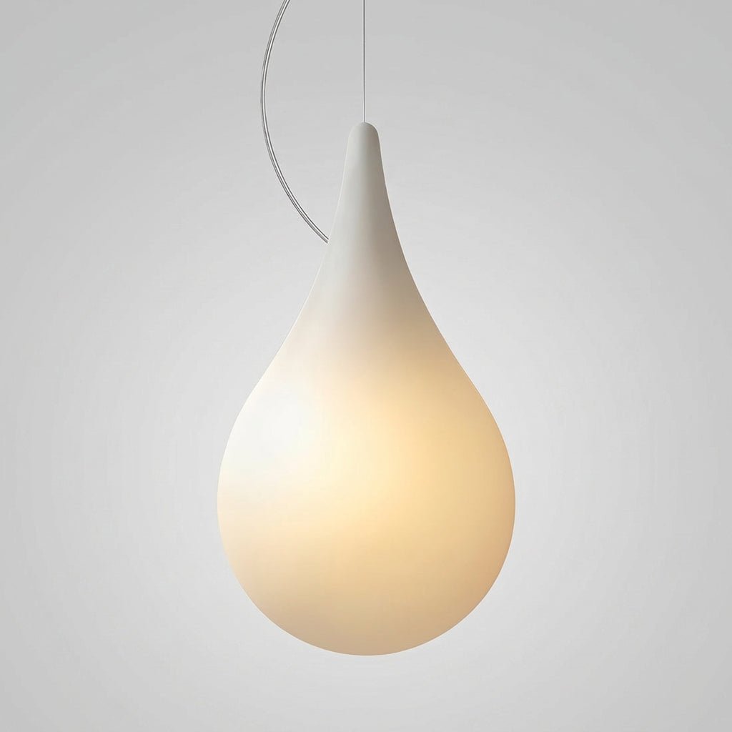 Lampada a sospensione da esterno con design a goccia d'acqua