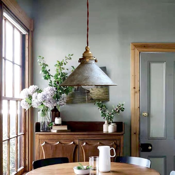 Lampada a Sospensione Vintage Rustica Industriale