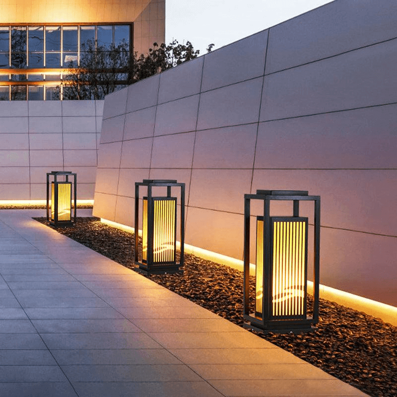 Lampione da Esterno a LED Solare, Lampada da Giardino Impermeabile