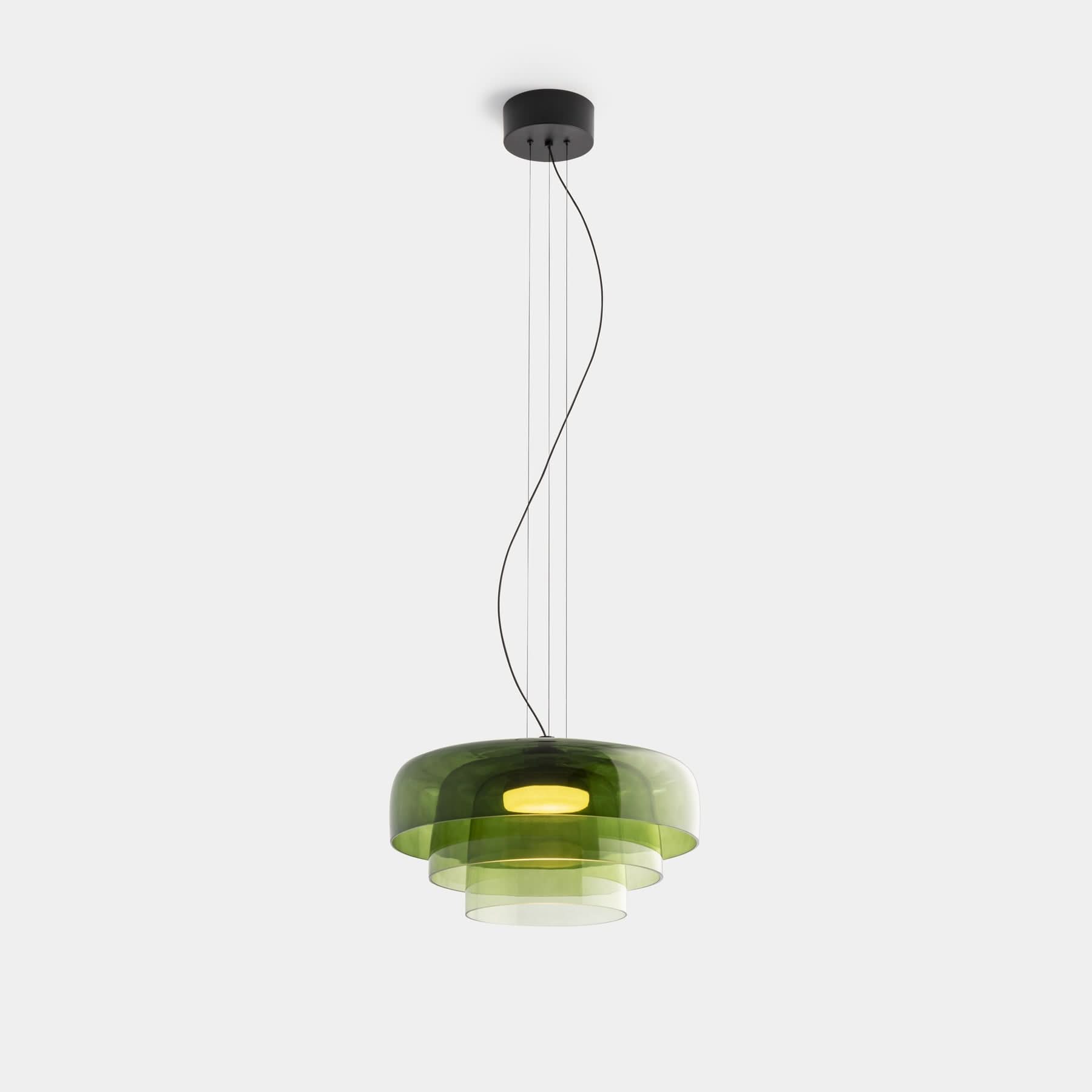 Lampada a Sospensione in Vetro Nordic – Pendant Unico in Metallo e Vetro