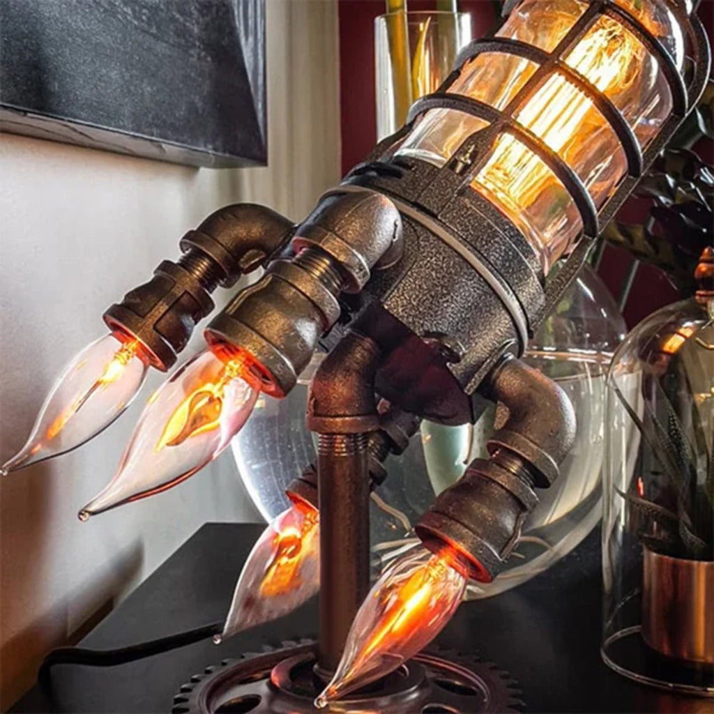 50% SCONTO | RocketLight™️ Lampada a razzo Steampunk