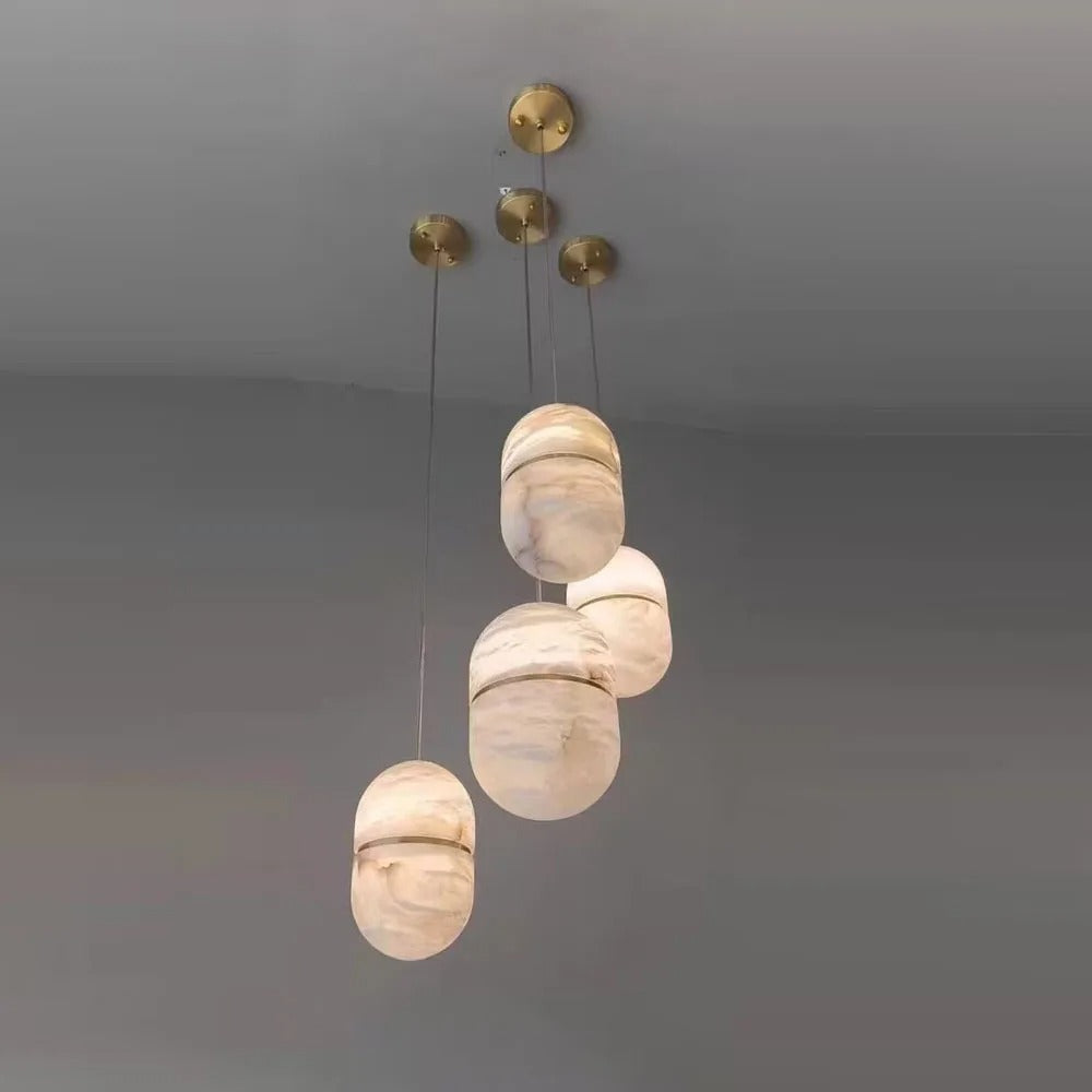 Lampadario in Marmo per Interni Eleganti