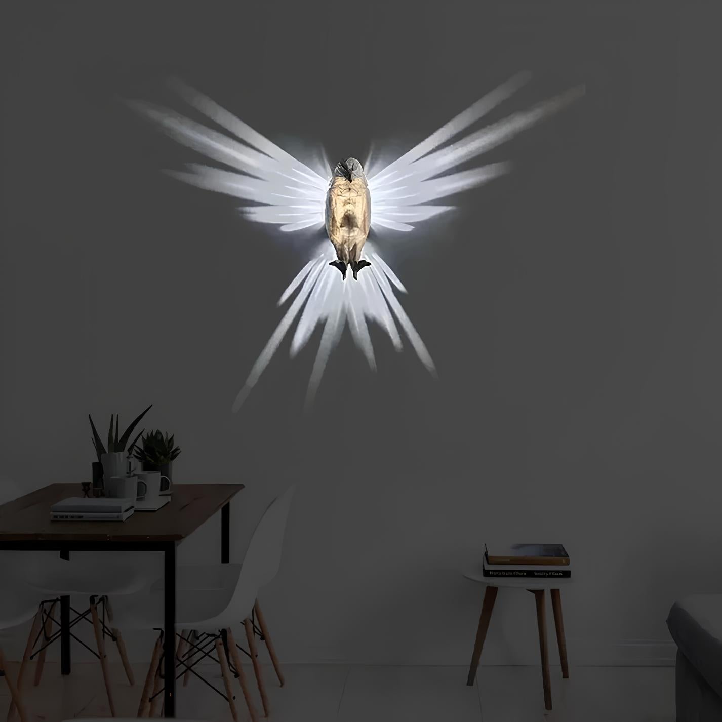 Applique con Ali Illuminata - LumaWings