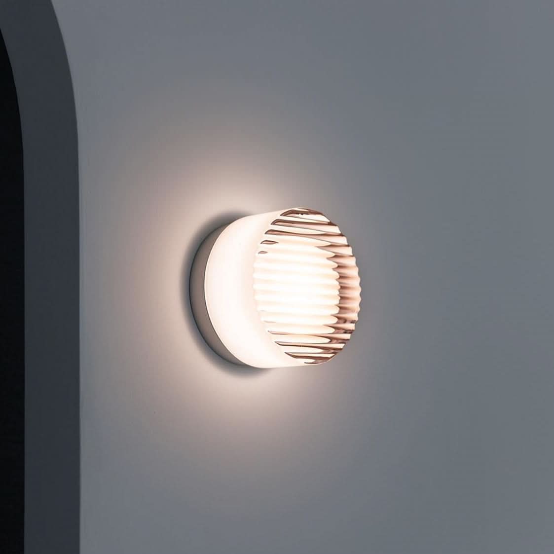 Moderna Lampada da Parete LED Rotonda
