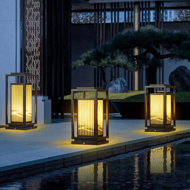 Lampione da Esterno a LED Solare, Lampada da Giardino Impermeabile