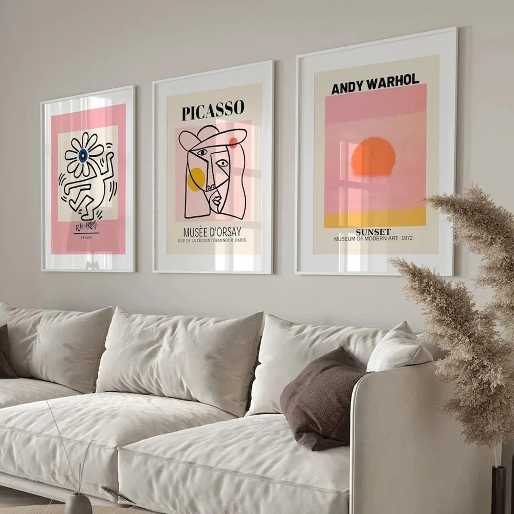 Pablo Picasso, Keith Haring & Andy Warhol