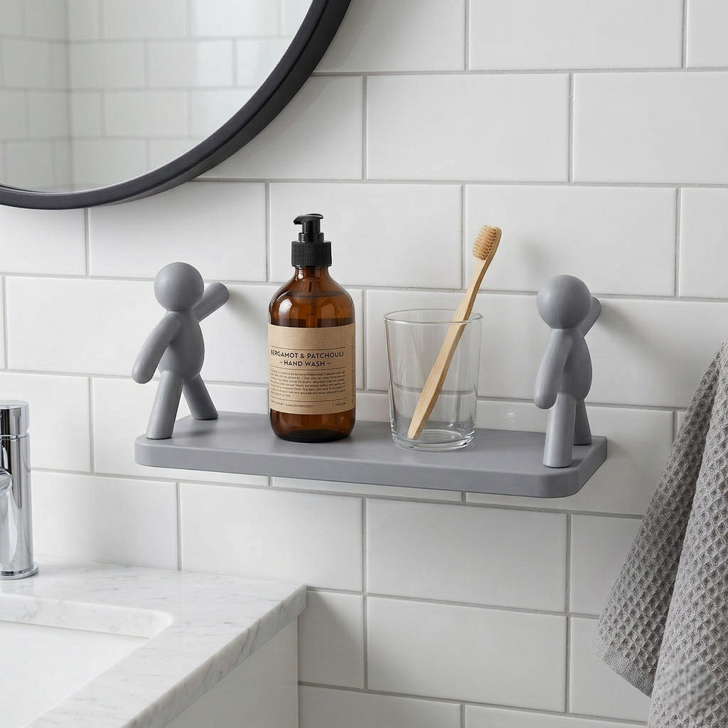 Mensola da bagno supporto decorativo per figure
