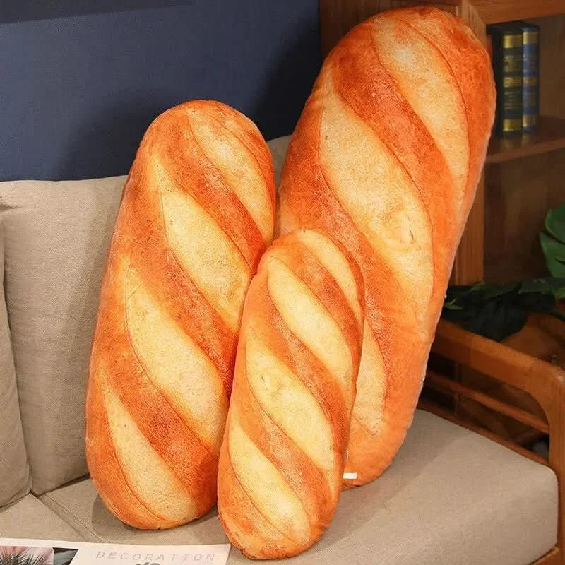 BAGUETTINA – Cuscino di Pane Francese Peluche per Comfort Accogliente