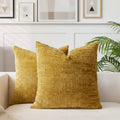 BAMBOCHEN – Cuscino Decorativo in Chenille con Texture in Bambù