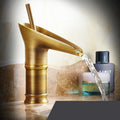 Mirelia - Rubinetto a Cascata Retro a Una Maniglia per Lavabo Moderno