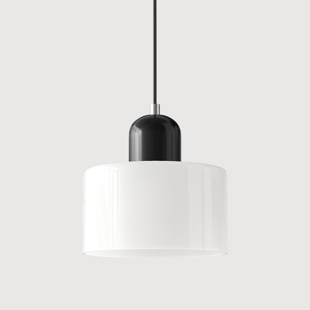 Lampada a sospensione in vetro colorato Bauhaus Design moderno