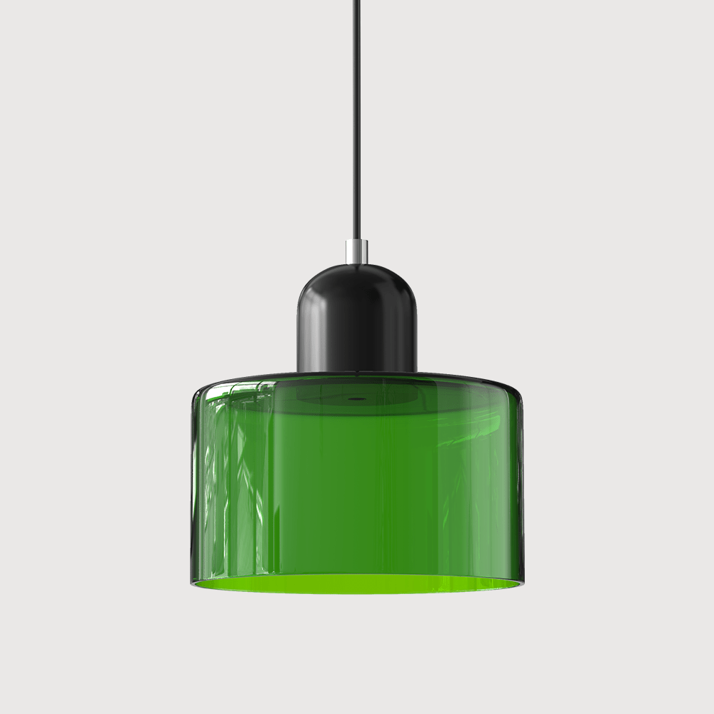 Lampada a sospensione in vetro colorato Bauhaus Design moderno