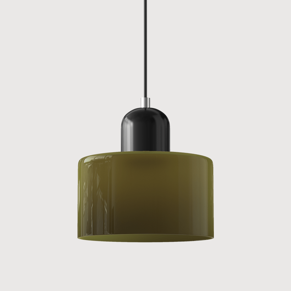 Lampada a sospensione in vetro colorato Bauhaus Design moderno