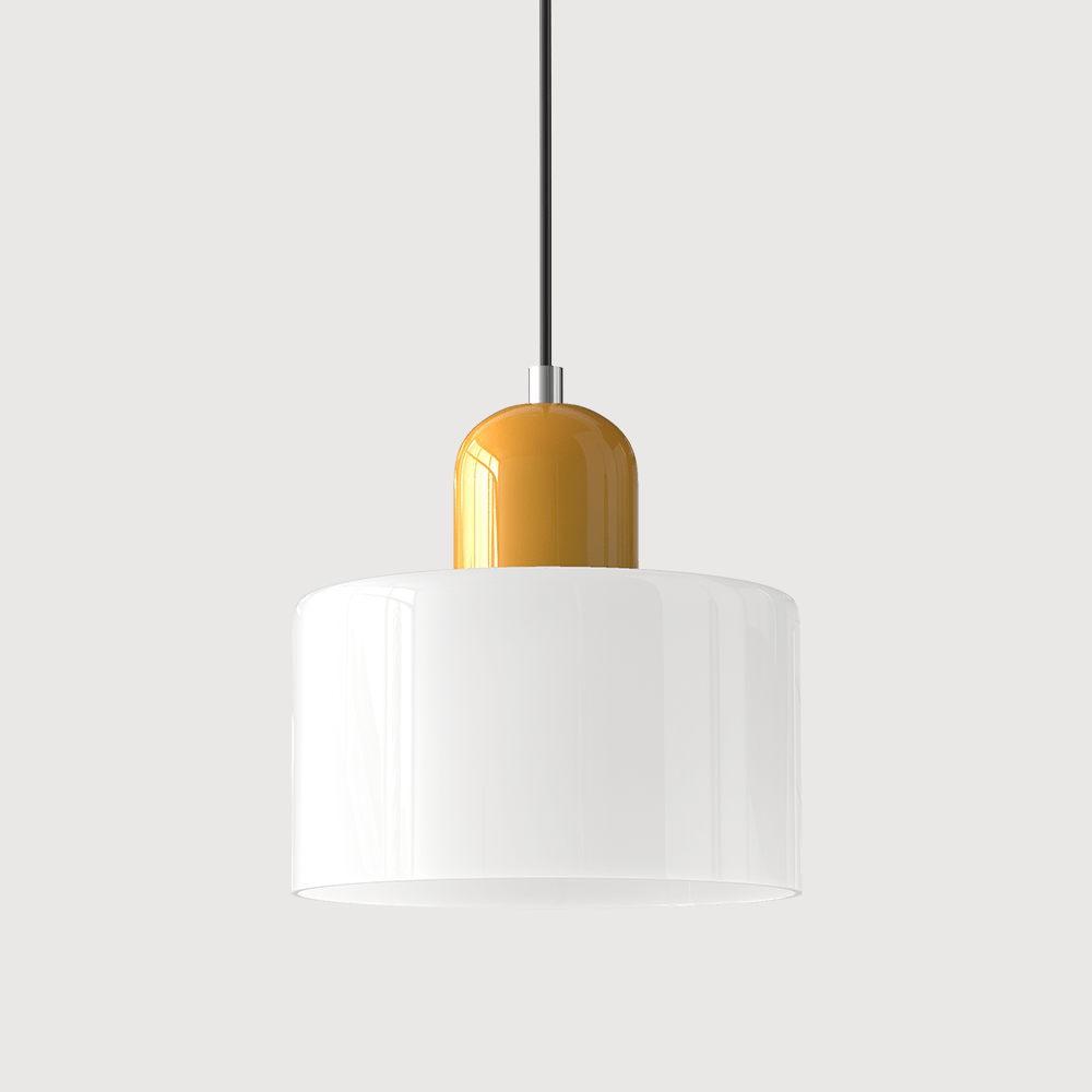 Lampada a sospensione in vetro colorato Bauhaus Design moderno