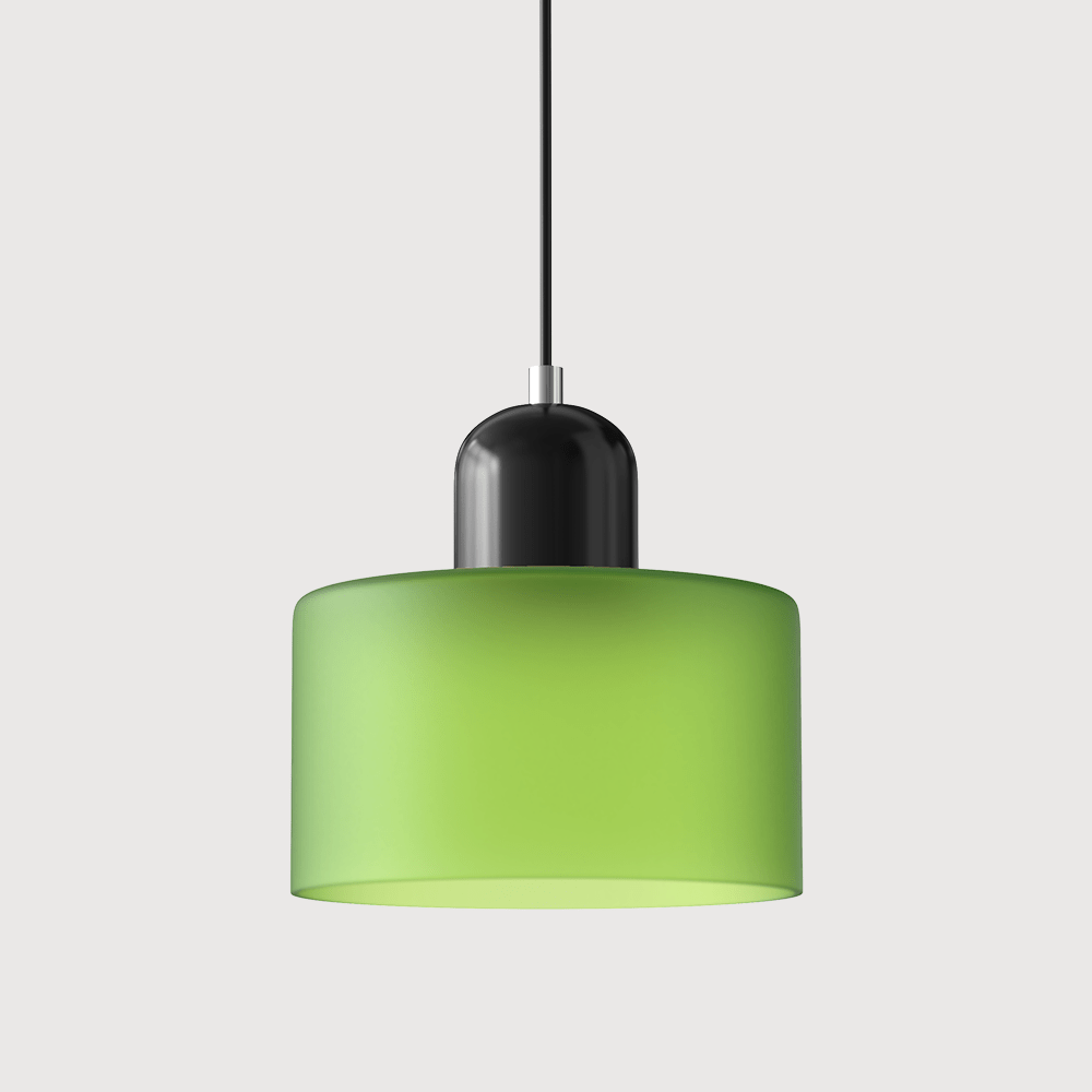 Lampada a sospensione in vetro colorato Bauhaus Design moderno