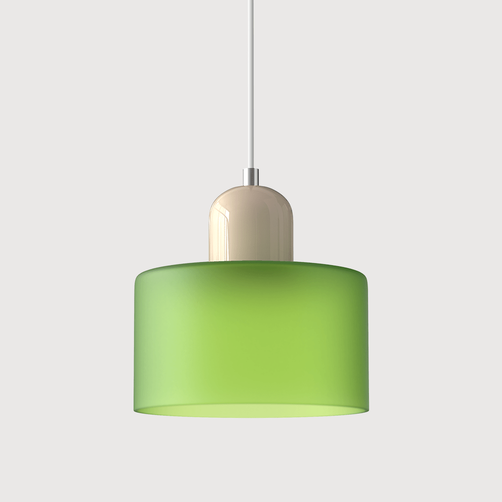 Lampada a sospensione in vetro colorato Bauhaus Design moderno