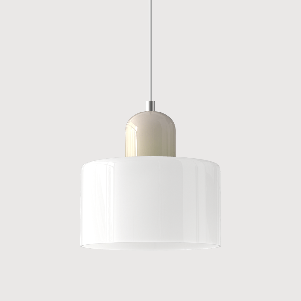 Lampada a sospensione in vetro colorato Bauhaus Design moderno