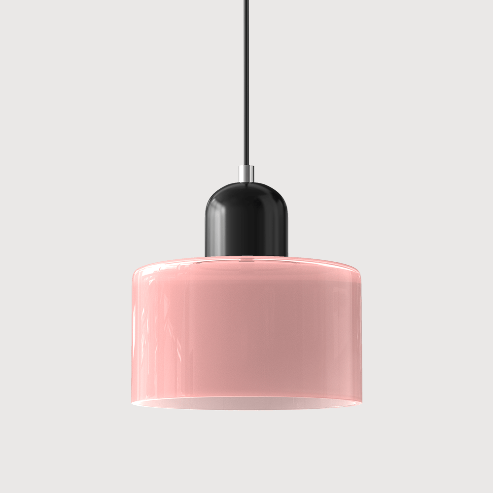 Lampada a sospensione in vetro colorato Bauhaus Design moderno