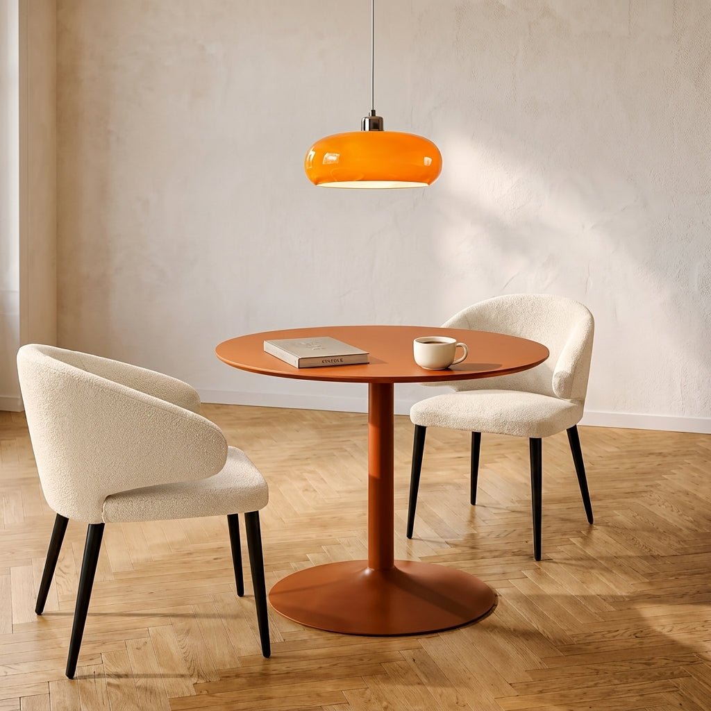 Lampada a sospensione Bauhaus con paralume a cupola rotonda