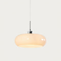 Lampada a sospensione Bauhaus con paralume a cupola rotonda