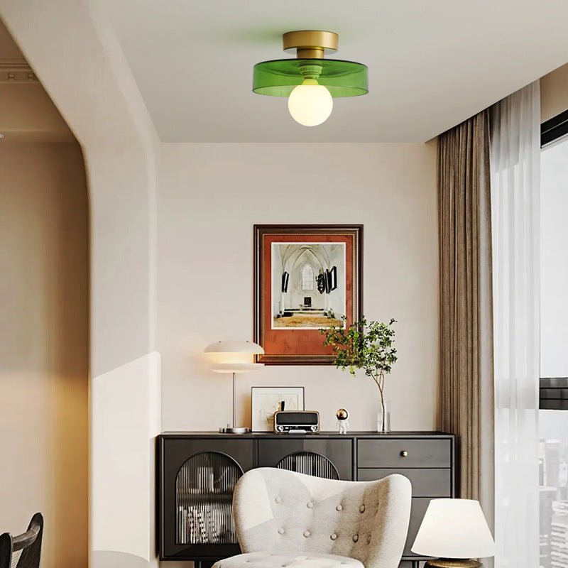 Lampada da soffitto Bauhaus in vetro design moderno