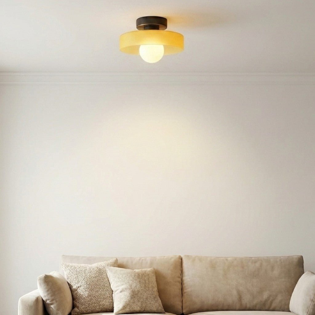 Lampada da soffitto Bauhaus in vetro design moderno