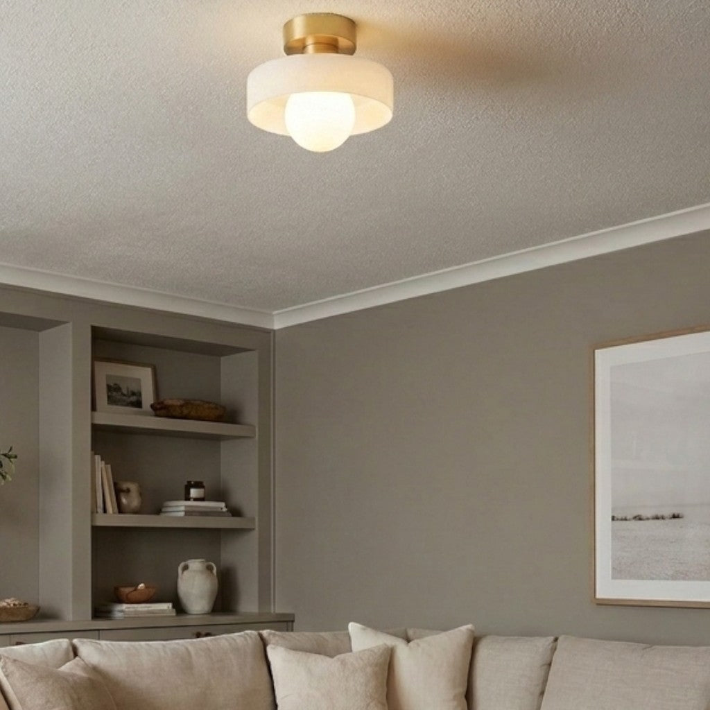 Lampada da soffitto Bauhaus in vetro design moderno