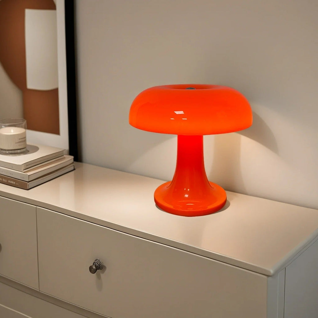 Lampada da Tavolo LED a Forma di Fungo per Illuminazione Notturna