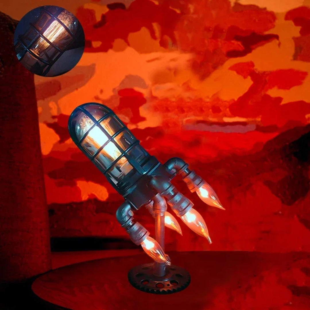 50% SCONTO | RocketLight™️ Lampada a razzo Steampunk