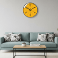 SCANDICLOCK – Orologio da parete nero in stile nordico – Preciso e stiloso per ogni casa