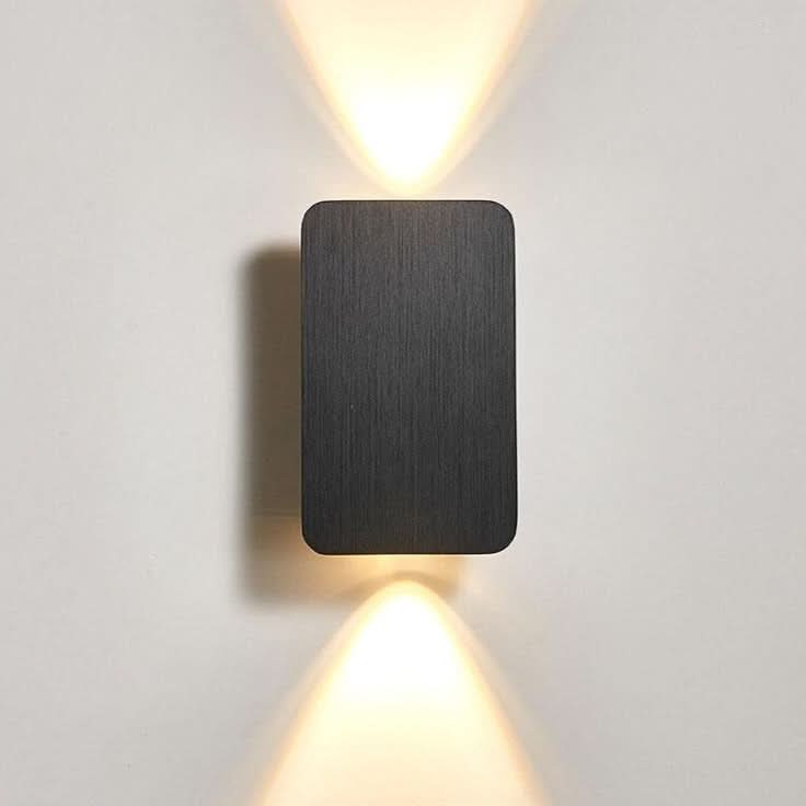 Applique LED rettangolare in alluminio minimalista nordico