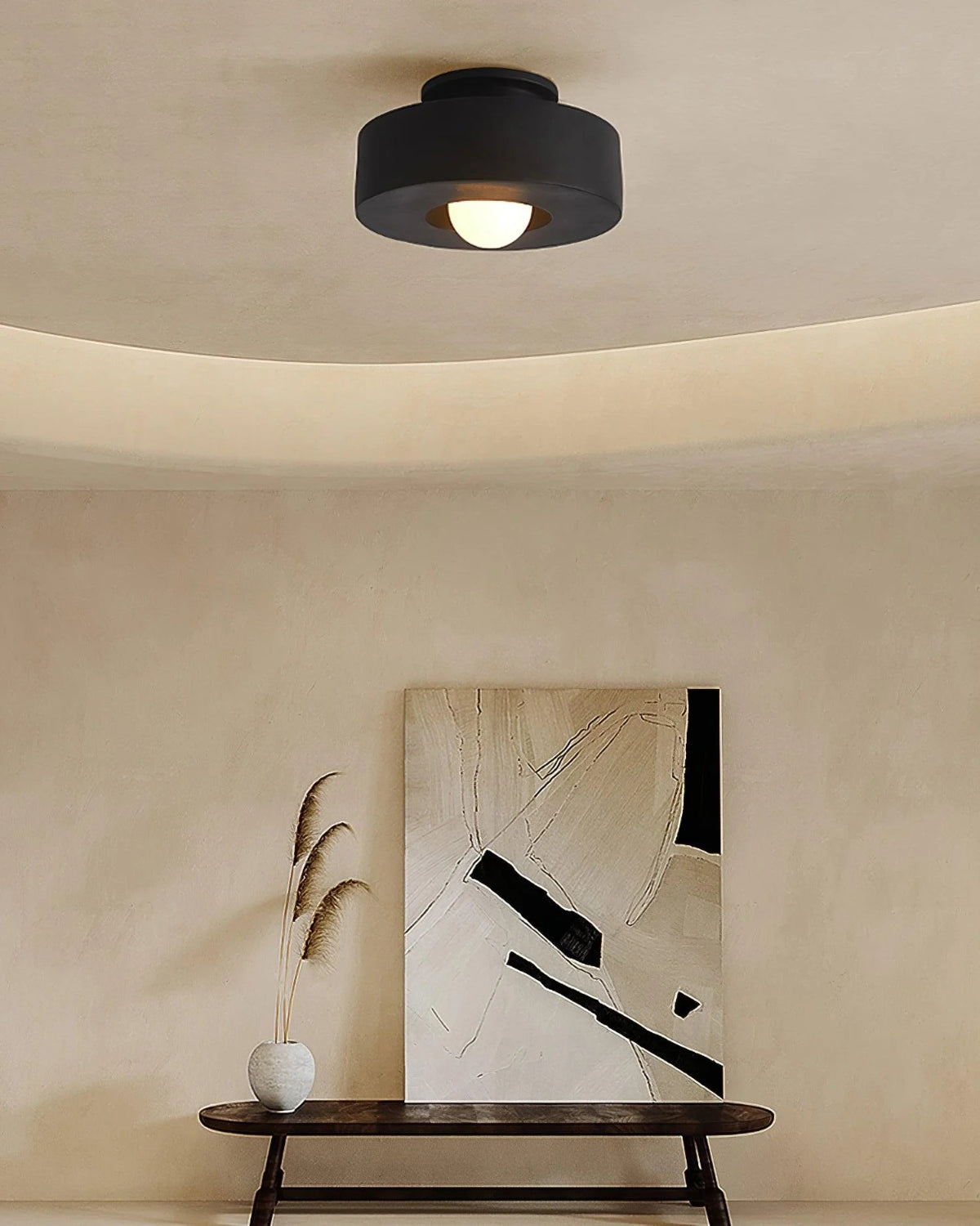 Velmira | Illuminazione a soffitto scultorea a LED con luce bianca calda 3000K per interni moderni