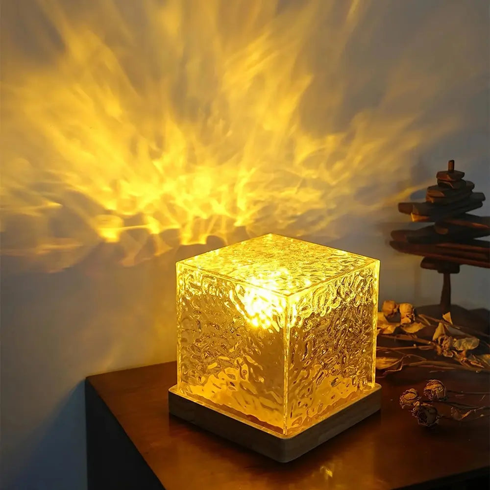 Serox | Lampada Cubica LED con Effetto Aurora Luce Ambientale a 16 Colori