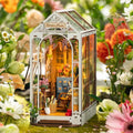 BOOKGARDEN – Kit per Angolo Libri Casa Giardino per Esposizione su Mensola e Facile Assemblaggio