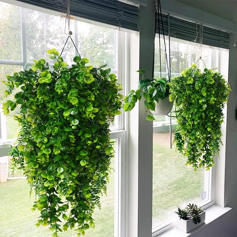 BOTANILUX – Eucalipto Finto Appeso Resistente ai UV Decorazione per la Casa