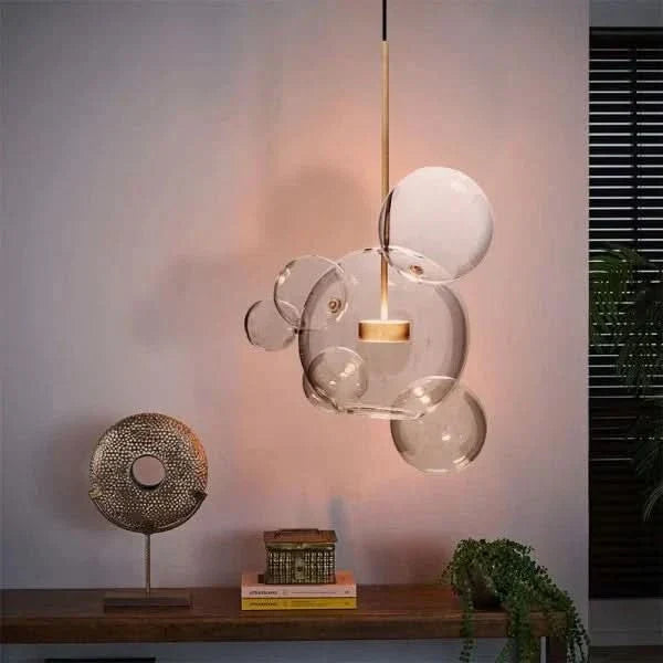 Lampada a sospensione LED Bubble Ball Moderna