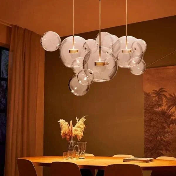 Lampada a sospensione LED Bubble Ball Moderna