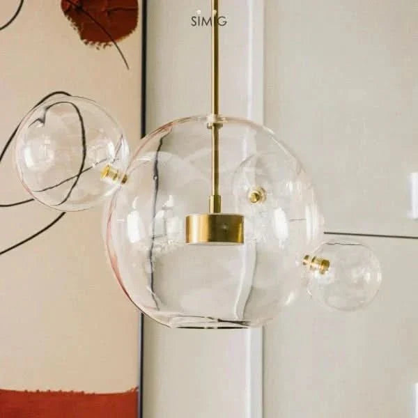 Lampada a sospensione LED Bubble Ball Moderna
