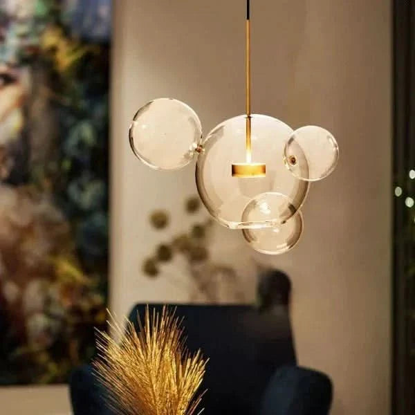 Lampada a sospensione LED Bubble Ball Moderna