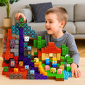 Set di Blocchi Magnetici per Bambini 200 pezzi