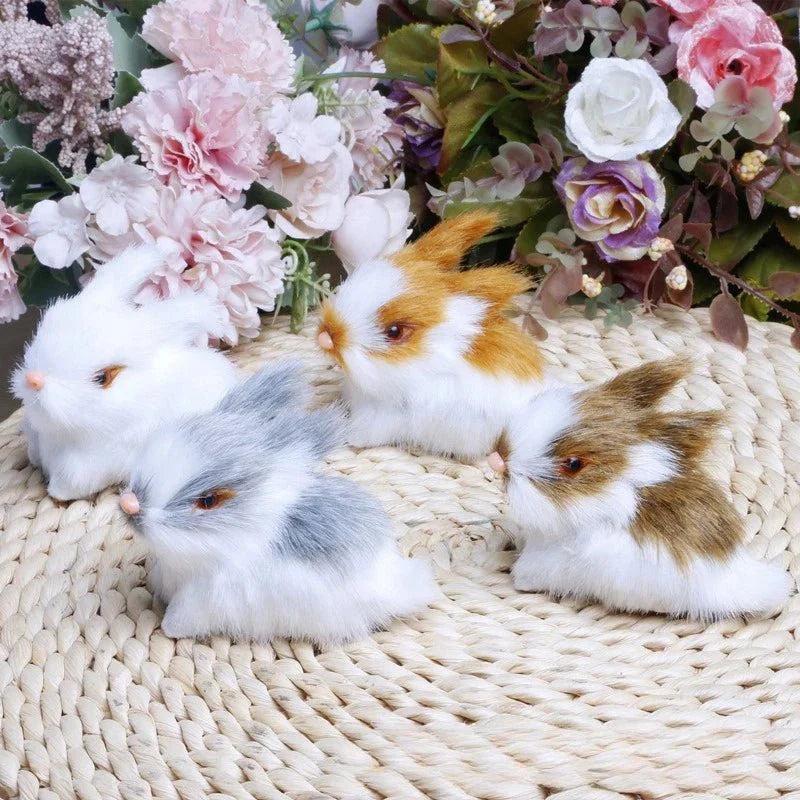 BUNNIVA – Set di sculture d'arte del Coniglio di Pasqua per un elegante arredamento domestico