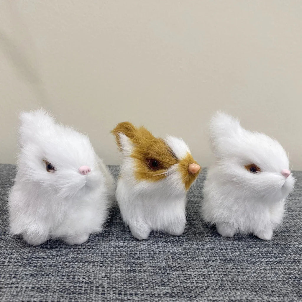 BUNNIVA – Set di sculture d'arte del Coniglio di Pasqua per un elegante arredamento domestico