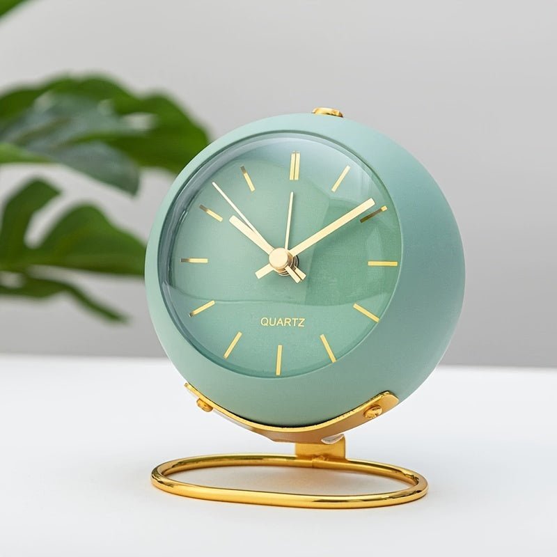Buzzley – Orologio Alarm Analogico Retro con Movimento Silenzioso
