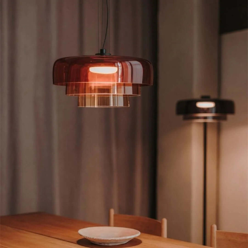 Lampada a Sospensione in Vetro Stile Nordic