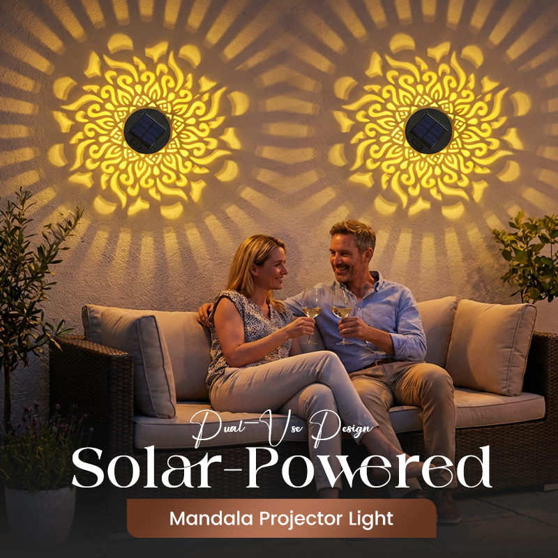 MandalaGlow — Lampada da Giardino Solare | 50% SCONTO