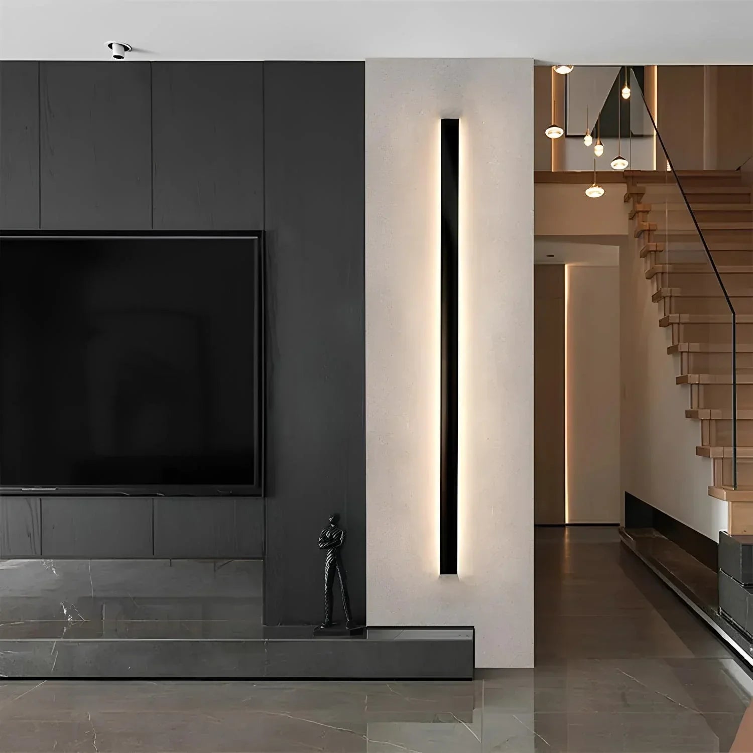 Auréno – Lampada da esterno moderna a LED in ferro battuto e alluminio